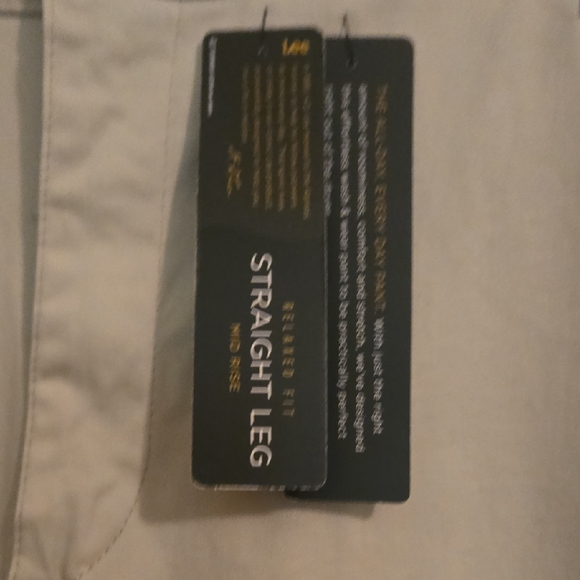 Lee Women's Straight Leg Pants in Light Tan - Picture 4 of 8